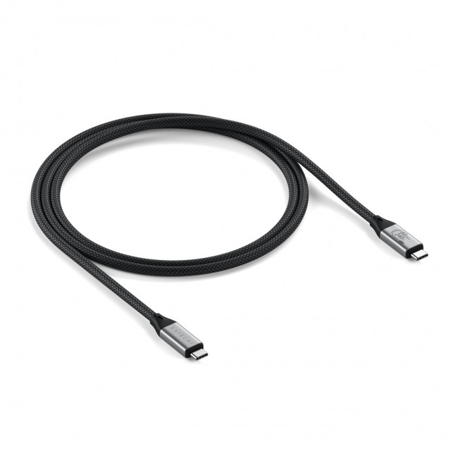 Satechi USB4 V2 Pro Cable USB cable USB4 Gen 4x2 1.2 m USB C 120 Gbit/s 240 W Silver, Black