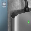 Axagon CRE-S3C Aluminum high-speed USB-C 3.2 Gen 1 memory card reader. 3 slots, UHS-II