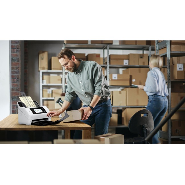 Epson WorkForce DS-800WN Sheet-fed scanner 600 x 600 DPI A4 White Epson WorkForce DS-800WN Sheet-fed scanner 600 x 600 DPI A4 White