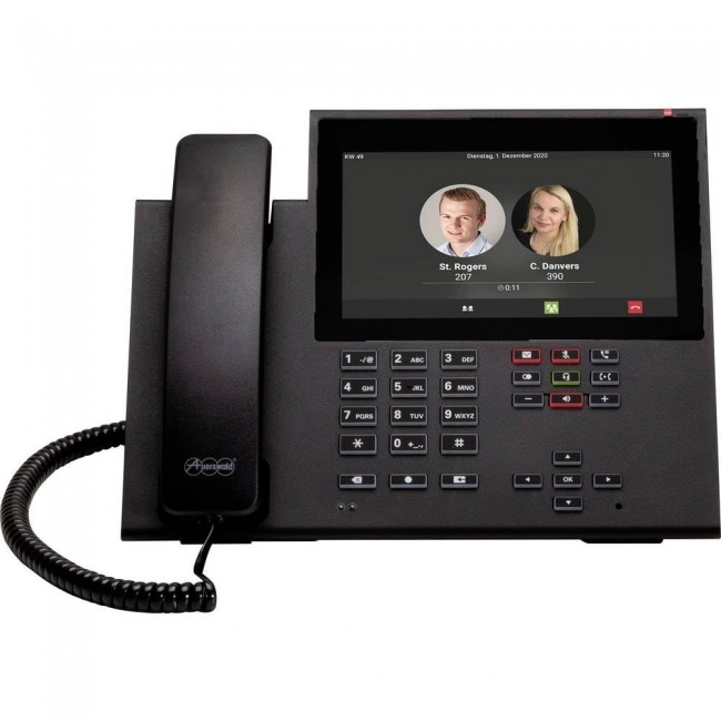 Auerswald COMfortel D-600 IP phone Black TFT