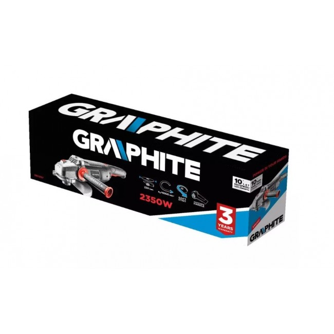 Angle grinder 2350W Graphite 230mm disc