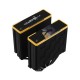 DeepCool AK620 Zero Dark Zoria Processor Air cooler 12 cm Black, Yellow 1 pc(s) DeepCool AK620 Zero Dark Zoria Processor Air cooler 12 cm Black, Yellow 1 pc(s)