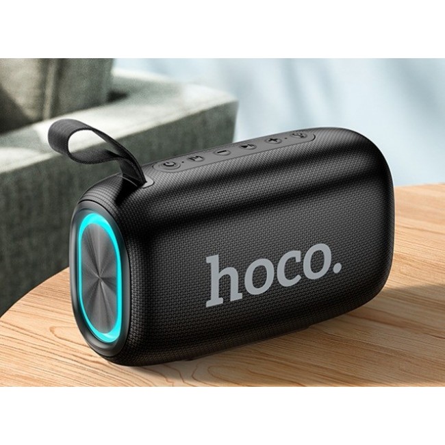 HOCO HC25 Radiante Portable Speaker Blutooth/ FM/ TF card/ USB memory stick/ AUX 2 x 10 W Black HOCO HC25 Radiante Portable Speaker Blutooth/ FM/ TF card/ USB memory stick/ AUX 2 x 10 W Black