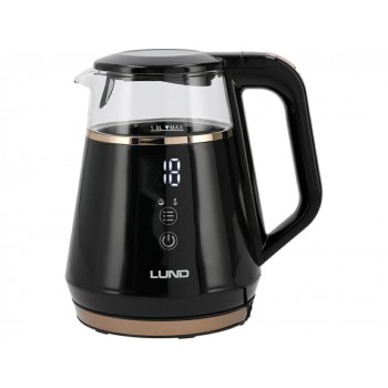 LUND ELECTRIC KETTLE 1L REG. TEMP. BLACK