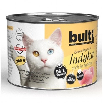BULTI Rich in turkey - wet cat food - 200g
