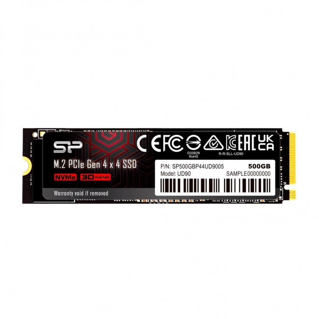 Silicon Power UD90 M.2 500 GB PCI Express 4.0 3D NAND NVMe Silicon Power UD90 M.2 500 GB PCI Express 4.0 3D NAND NVMe