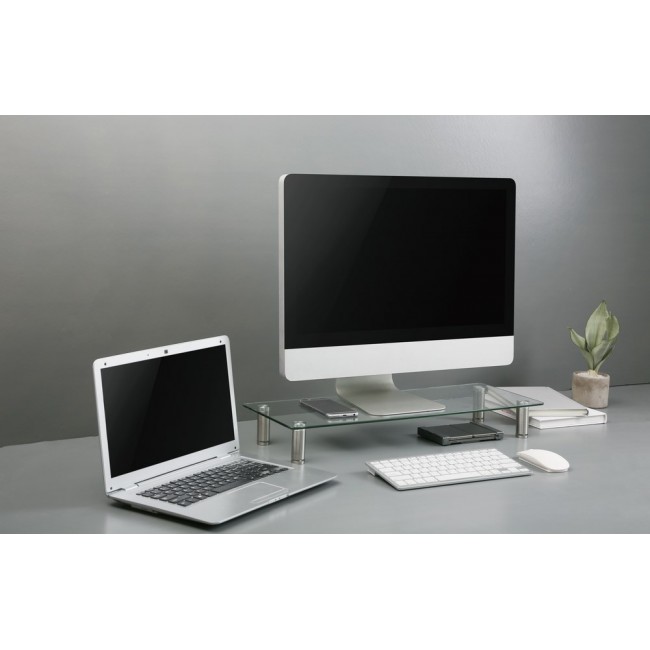 Gembird MS-TABLE-GM-01 Glass monitor stand, medium Gembird MS-TABLE-GM-01 Glass monitor stand, medium