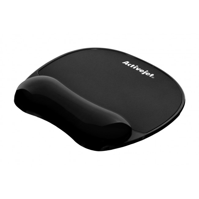 Activejet black gel mouse pad