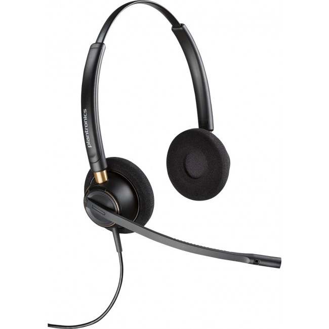 POLY EncorePro 520 Binaural Headset +Quick Disconnect