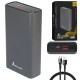 Extralink Powerbank EPB-126 20000mAh Silver Power bank, 45W PD, USB-C