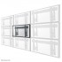 Neomounts LED-VW1000BLACK Videowall wall mount 40-75