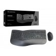 Conceptronic ORAZIO ERGO Wireless Ergonomic Keyboard & Mouse Kit, German layout