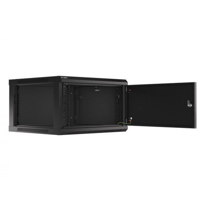 Lanberg WF01-6606-00B rack cabinet 6U Wall mounted rack Black