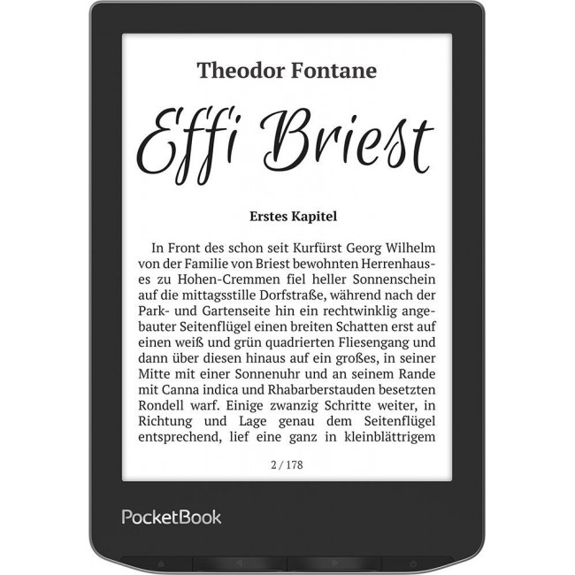 PocketBook Verse e-book reader 8 GB Wi-Fi Black, Silver