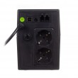 UPS Line-Ineractive LCD, 600VA/360W1x12V/7Ah, AVR, 2xSCHUKO, USB, RJ11