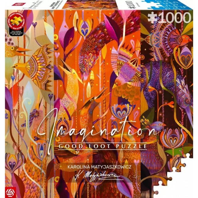 Puzzle Good Loot Imagination - Karolina Matyjaszkowicz: In the Bird Thicket - A Triptych 1000 pc(s) Puzzle Good Loot Imagination - Karolina Matyjaszkowicz: In the Bird Thicket - A Triptych 1000 pc(s)