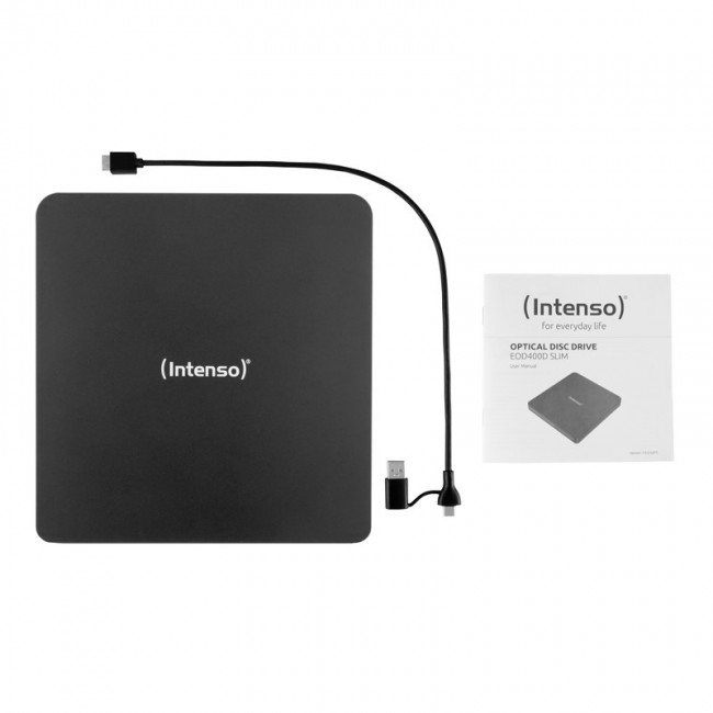 Intenso EOD 400D Slim optical disc drive DVD Super Multi DL Black