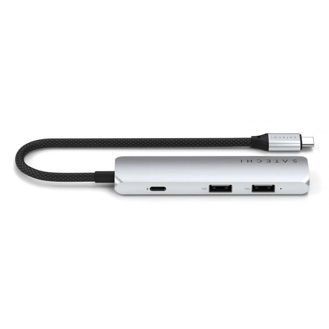 Satechi ST-P4SS interface hub USB Type-C 10000 Mbit/s Silver