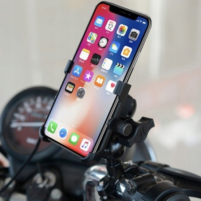 MOTORBIKE PHONE HOLDER FREEDCONN MC10N, QC 3.0 MOTORBIKE PHONE HOLDER FREEDCONN MC10N, QC 3.0