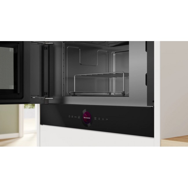 Bosch Serie 8 BER7321B1 microwave Black Solo microwave Built-in 21 L 900 W Bosch Serie 8 BER7321B1 microwave Black Solo microwave Built-in 21 L 900 W