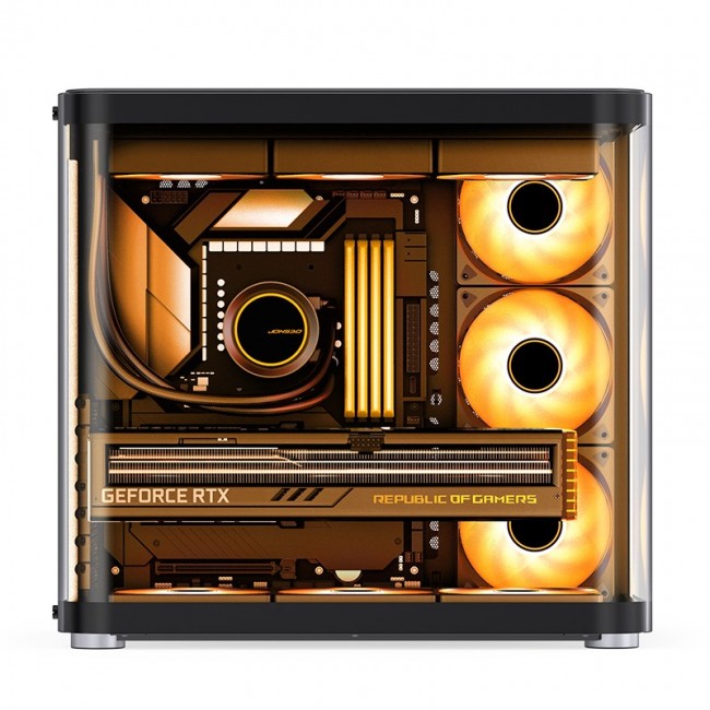 Jonsbo TK-2 2.0 Midi-Tower, Tempered Glass - black Jonsbo TK-2 2.0 Midi-Tower, Tempered Glass - black