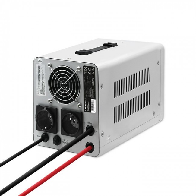 Qoltec 50718 Uninterruptible power supply Pure Sine Wave UPS | 800VA | 560W | constant phase | Grey Qoltec 50718 Uninterruptible power supply Pure Sine Wave UPS | 800VA | 560W | constant phase | Grey