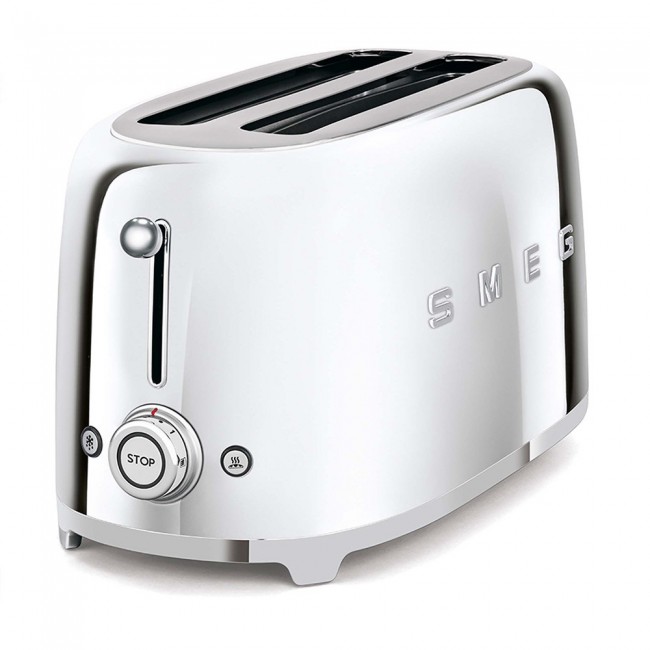 Smeg 50's Style Toaster TSF02SSEU Steel