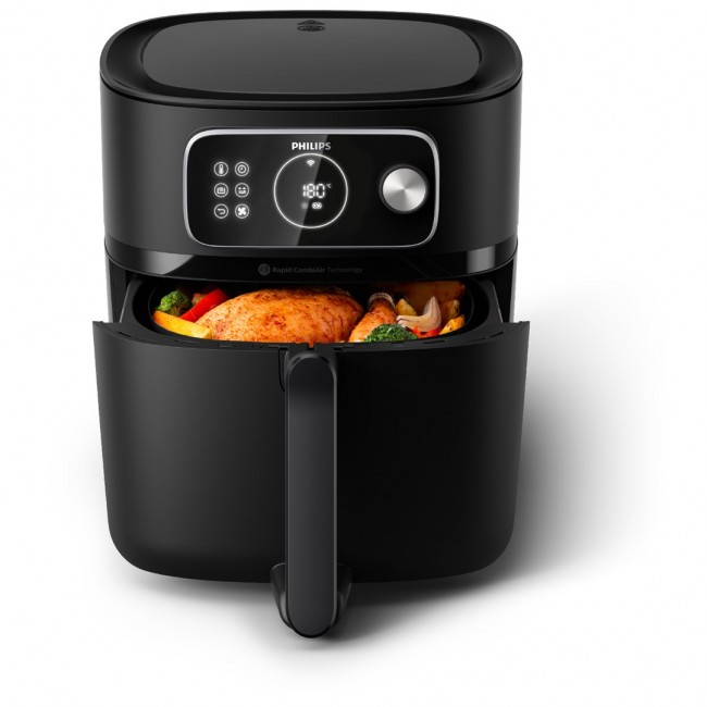 Philips 7000 series HD9876/90 fryer Single 8.3 L Stand-alone 2200 W Hot air fryer Black Philips 7000 series HD9876/90 fryer Single 8.3 L Stand-alone 2200 W Hot air fryer Black