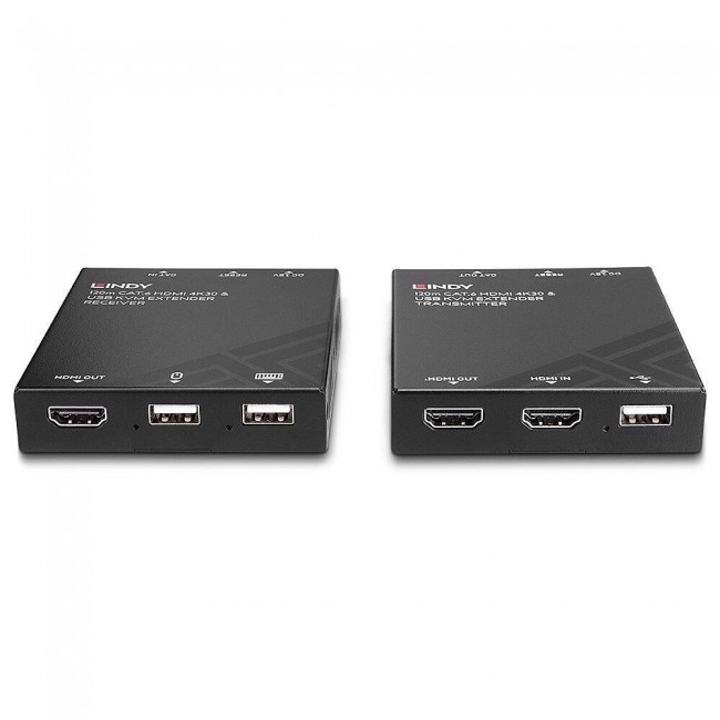 Lindy 120m Cat.6 HDMI and USB KVM Extender Lindy 120m Cat.6 HDMI and USB KVM Extender