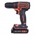 Black & Decker BDCDC18 drill 650 RPM Black, Orange