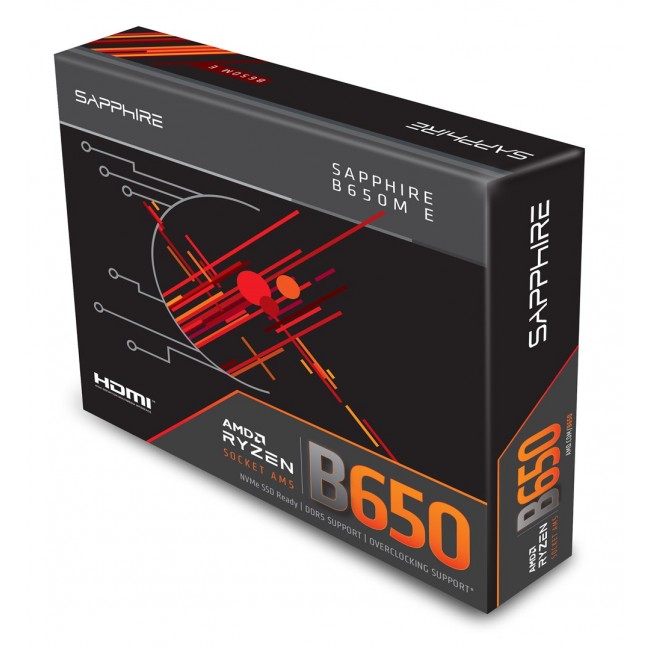 Sapphire B650M-E AMD B650 Socket AM5 micro ATX