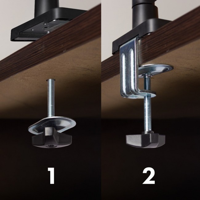 Maclean 2 monitor mount, gas spring, 17