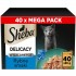 SHEBA Delicacy Fish Flavours in Jelly wet cat food 40 85g