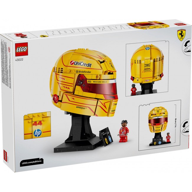 LEGO EDITIONS 43022 Scuderia Ferrari HP Lewis Hamilton Helmet