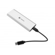 NATEC RHINO M.2 NVME LITE EXTERNAL SSD ENCLOSURE USB-C 3.2 GEN 2 ARCTIC SILVER