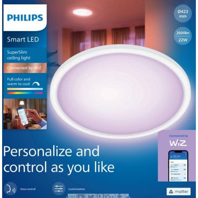 PHI WFB SUPERSLIM 22W 827-65 RGB CT
