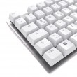 CHERRY KC 200 MX keyboard Universal USB QWERTZ German Silver, White