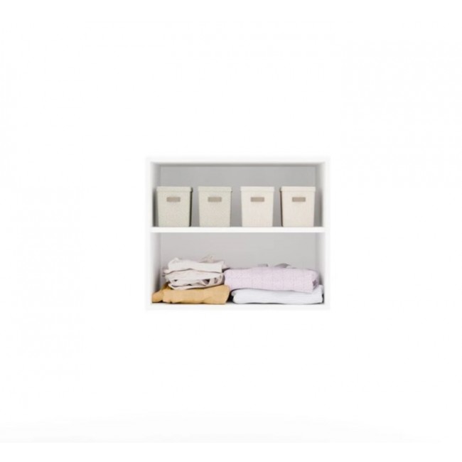 OPENO 60 WHITE Extension Unit Modular Wardrobe Shelf, 60 cm, for the Bedroom OPENO 60 WHITE Extension Unit Modular Wardrobe Shelf, 60 cm, for the Bedroom