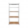 Rebel RB-1250 Metal Storage Rack Cabinet Shelves 175kg x5 180x90x40cm Galvanized Folding MDF