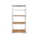 Rebel RB-1250 Metal Storage Rack Cabinet Shelves 175kg x5 180x90x40cm Galvanized Folding MDF Rebel RB-1250 Metal Storage Rack Cabinet Shelves 175kg x5 180x90x40cm Galvanized Folding MDF