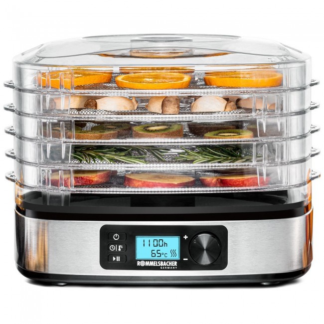 Rommelsbacher DA 350 food dehydrator Stainless steel 350 W Rommelsbacher DA 350 food dehydrator Stainless steel 350 W