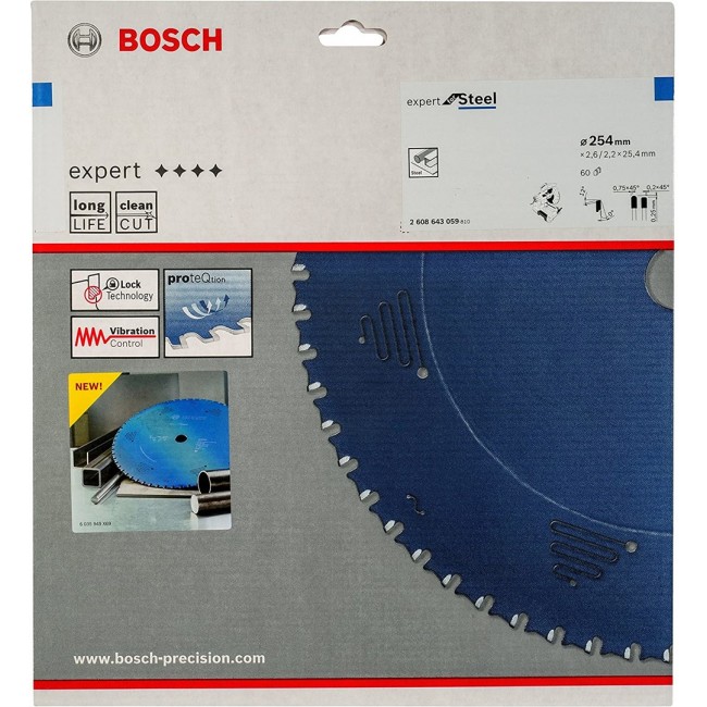 Bosch 2608643059 circular saw blade 25.4 cm 1 pc(s) Bosch 2608643059 circular saw blade 25.4 cm 1 pc(s)