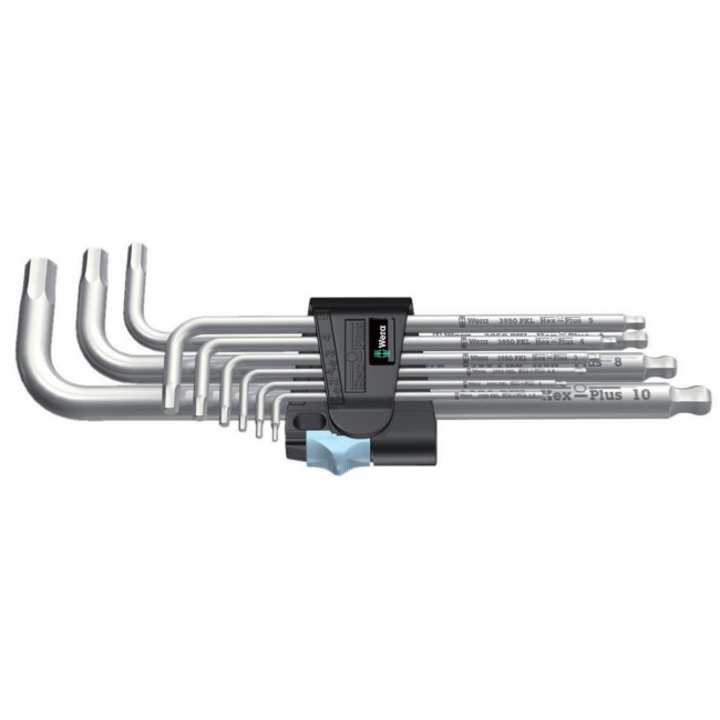 Wera 05073544001 hex key L-shaped hex key set Metric 9 pc(s)
