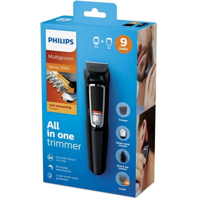Philips MULTIGROOM Series 3000 9 tools 9-in-1, Face and Hair Philips MULTIGROOM Series 3000 9 tools 9-in-1, Face and Hair