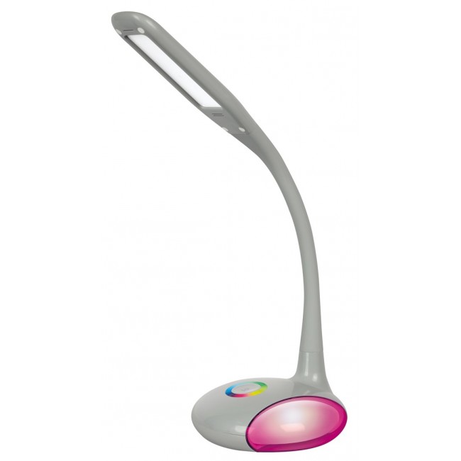 Activejet LED desk lamp VENUS GREY with RGB base Activejet LED desk lamp VENUS GREY with RGB base