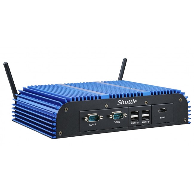 Shuttle BPCAL02-i7 industrial Box-PC, Core i7-1255U , 2x SO-DIMM, 2x LAN, 1x COM, 1xHDMI, 4x USB, fanless, 24/7 permanent operation