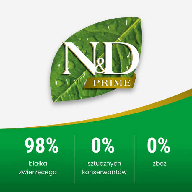 FARMINA N&D Prime Cat Boar and Apple Adult - dry cat food - 300 g