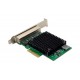 Digitus 4 port 2.5 Gigabit Ethernet network card, RJ45, PCI Express, Realtek chipset