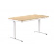 ACTIVEJET desk with electric height adjustment 120x60 ET119S white/oak