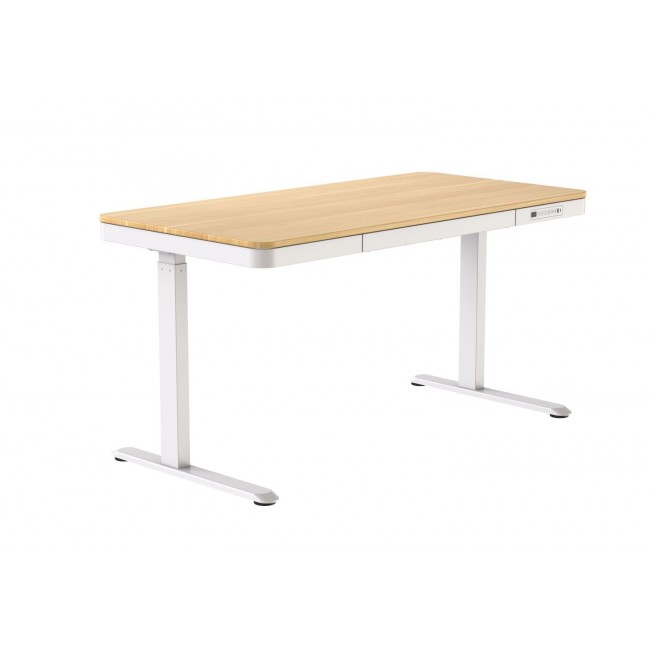 ACTIVEJET desk with electric height adjustment 120x60 ET119S white/oak